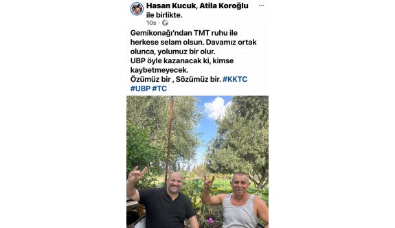 Hasan Küçük, Ülkücü selamıyla oy istedi