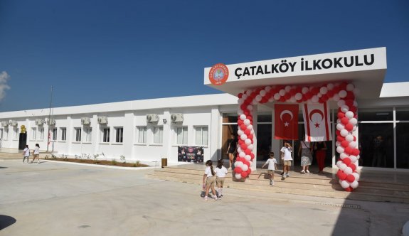 Çatalköy İlkokulu yeni okul binası açıldı