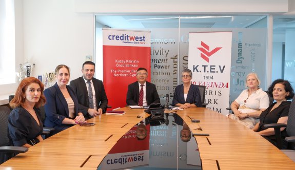 Creditwest Bank ile KTEV arasında iş birliği