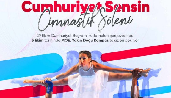 ‘Cumhuriyet Sensin’ Cimnastik Şöleni düzenlenecek