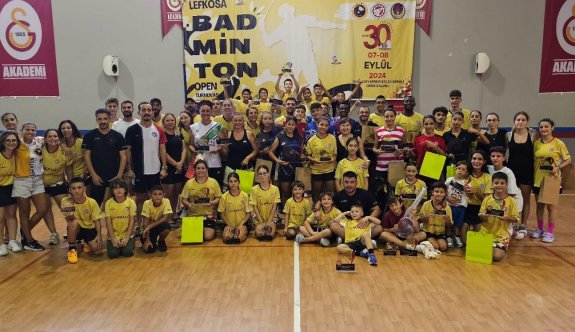 Lefkoşa Badminton Open 2024 Turnuvası yapıldı