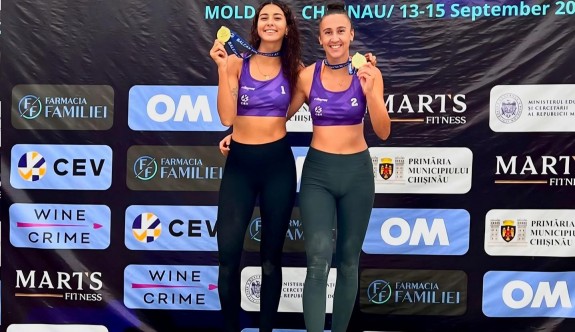 Merve Çelebi Balkan Plaj Voleybolu şampiyonu