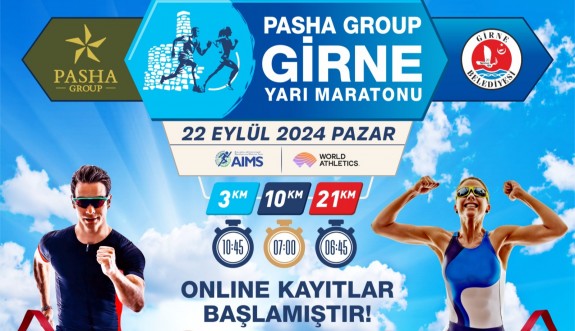 “Pasha Group Girne Yarı Maratonu” için kayıtlar sürüyor