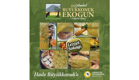 "25. Geleneksel Büyükkonuk Eko Gün" Pazar günü yapılacak