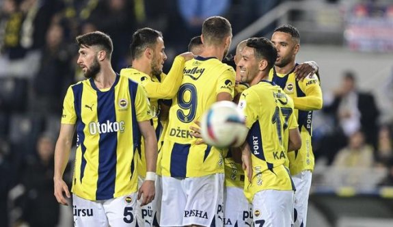 Fenerbahçe golcüleriyle kazandı