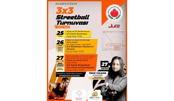 Gönyeli-Alayköy Belediyesi street ball turnuvası düzenliyor