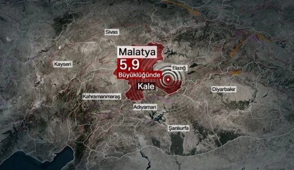 Malatya'da korkutan deprem