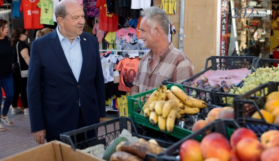 Tatar, Lefkoşa’da Arasta bölgesini ziyaret etti