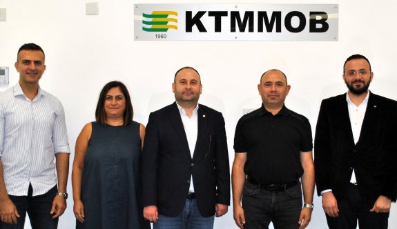 TMMOB İMO Gaziantep Şube, KTMMOB’yi ziyaret etti