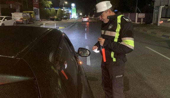 Trafik denetimlerinde 368 sürücü rapor edildi