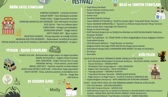 "Çevre ve Ekoloji Festivali” yarın Gazimağusa’da yapılacak