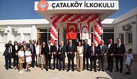 Çatalköy İlkokulu yeni okul binası açıldı